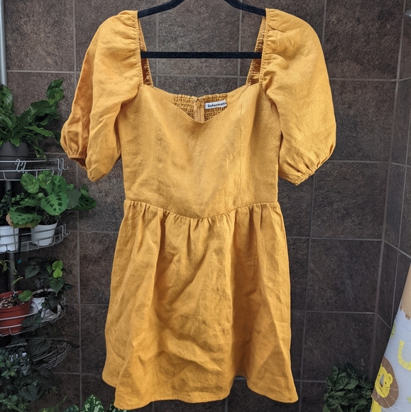 Reformation Harris Dress - Ochre - Picture 2 of 5